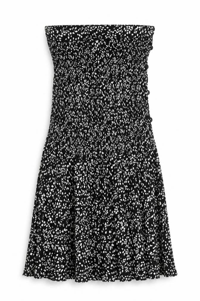 Womens UK Size 14 Topshop Pleated Chiffon Skirt