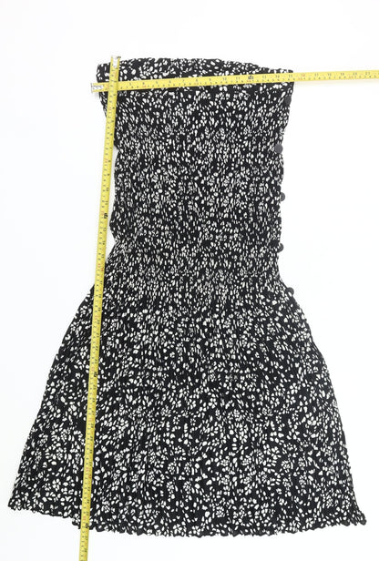 Womens UK Size 14 Topshop Pleated Chiffon Skirt