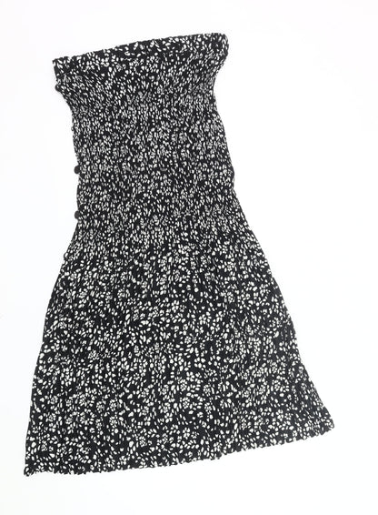 Womens UK Size 14 Topshop Pleated Chiffon Skirt