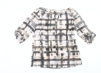 Womens UK Size M Sandwich Multicoloured Tunic Blouse