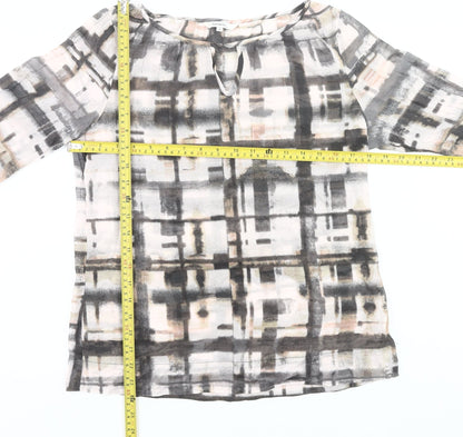Womens UK Size M Sandwich Multicoloured Tunic Blouse