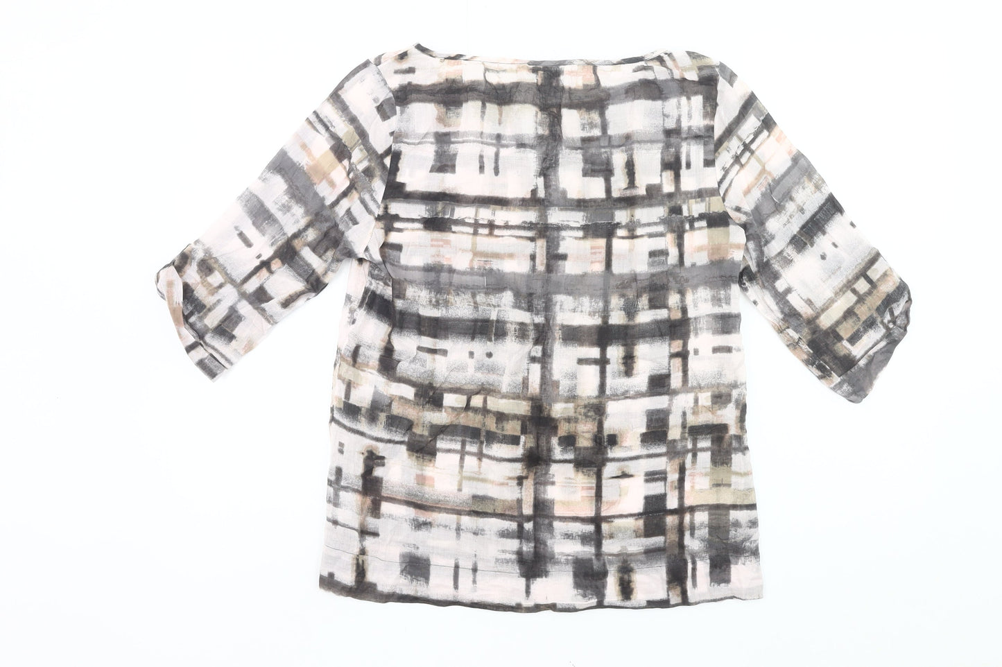 Womens UK Size M Sandwich Multicoloured Tunic Blouse