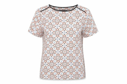Womens UK Size 12 Marks and Spencer Multicoloured Basic T-Shirt