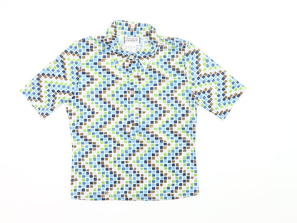 Jazz Sport California Women’s Multicoloured Geometric Button-Up Shirt L