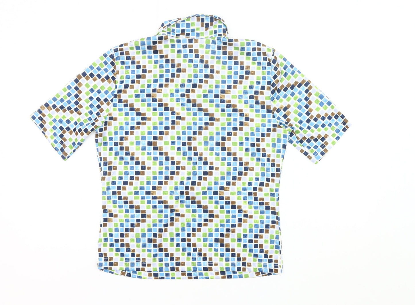Jazz Sport California Women’s Multicoloured Geometric Button-Up Shirt L