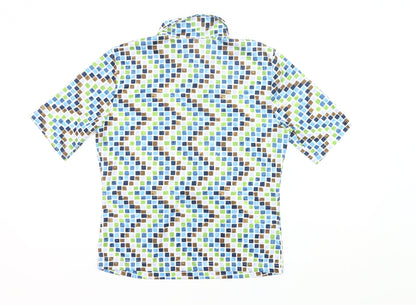 Jazz Sport California Women’s Multicoloured Geometric Button-Up Shirt L