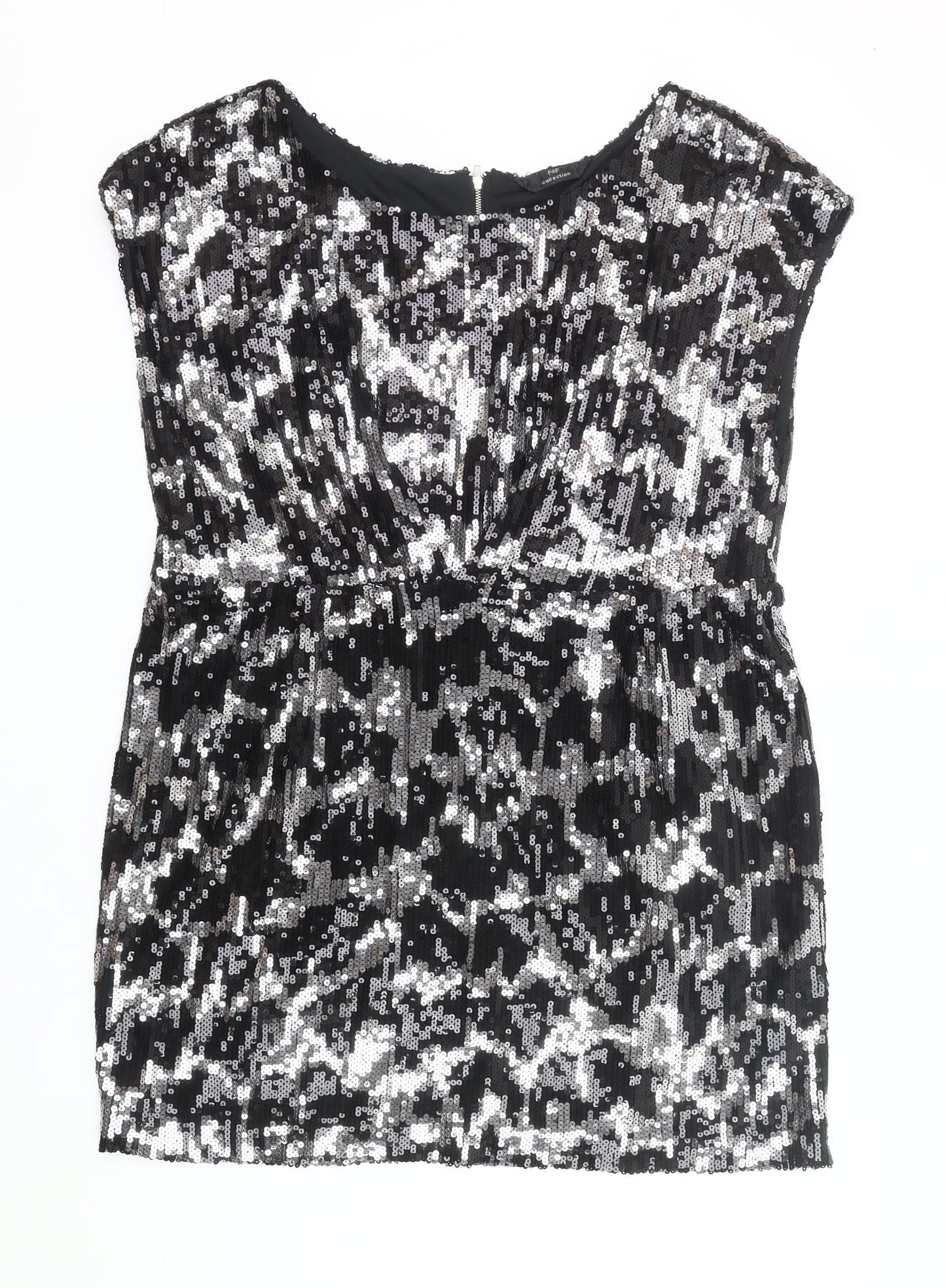 F&F Women’s Black Sequin Sheath Dress Size 20 Party Cocktail