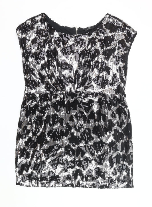 F&F Women’s Black Sequin Sheath Dress Size 20 Party Cocktail