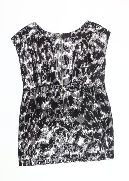 F&F Women’s Black Sequin Sheath Dress Size 20 Party Cocktail