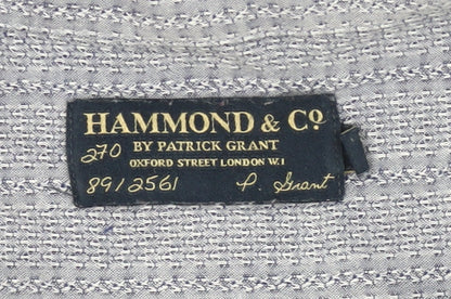 Hammond & Co Men’s Blue 2XL 50-52" Short Sleeve Cotton Button-Up Shirt
