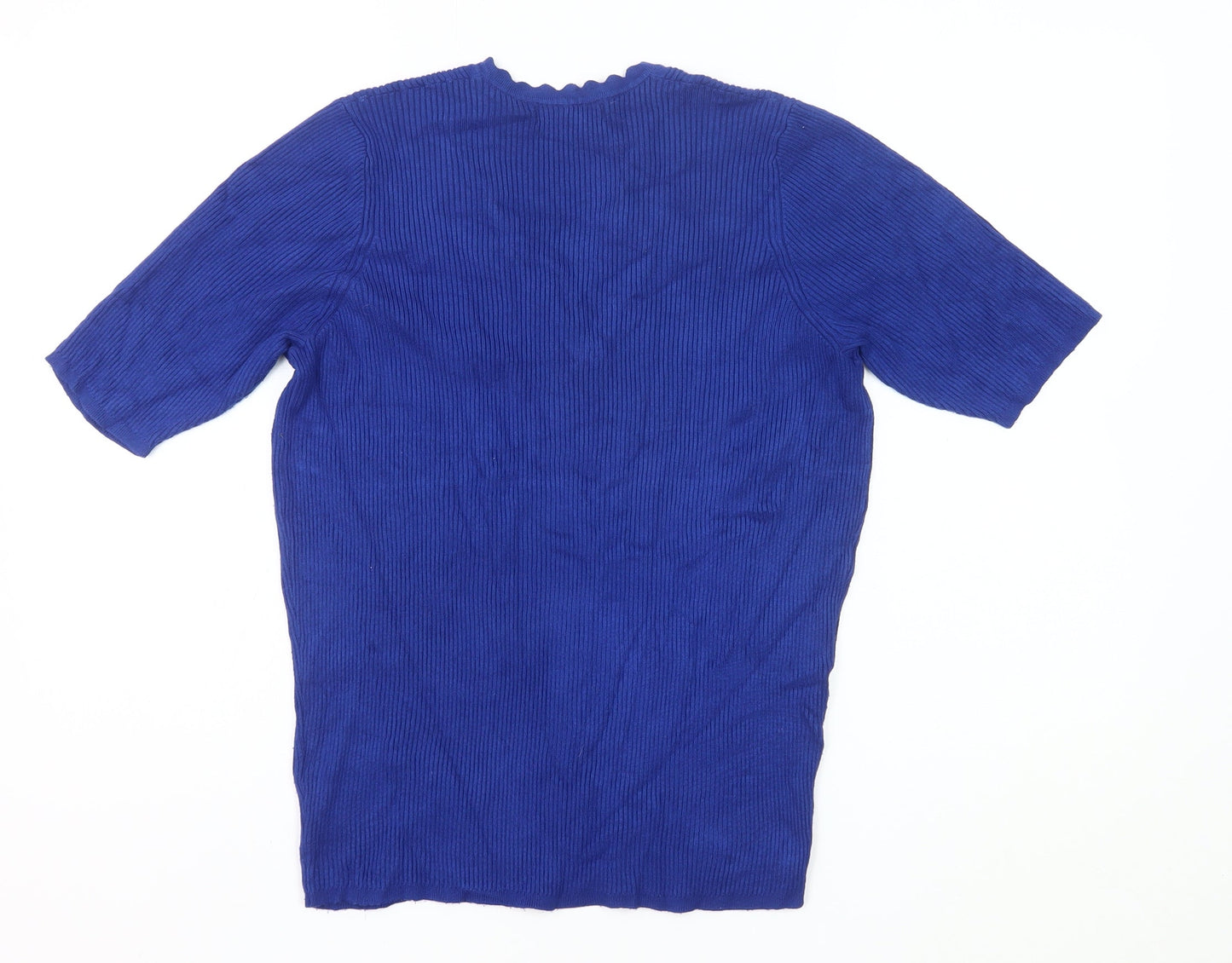 Womens UK Size L Marks and Spencer Blue Pullover Jumper