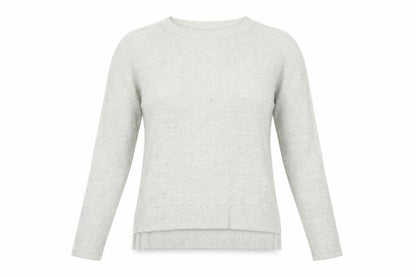 H&M Women’s Grey Angora Wool Blend Crew Neck Pullover Jumper S