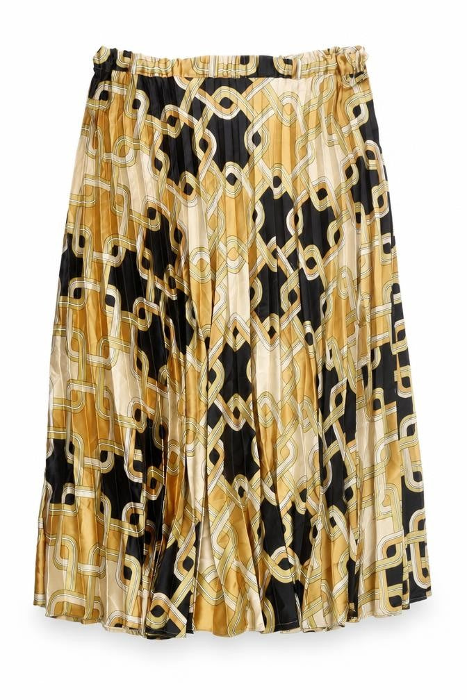 Womens UK Size XL H&M Multicoloured Pleated Skirt