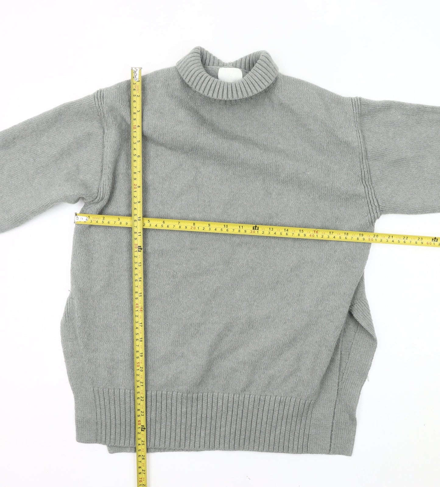 Womens UK Size S H&M Grey Pullover Jumper