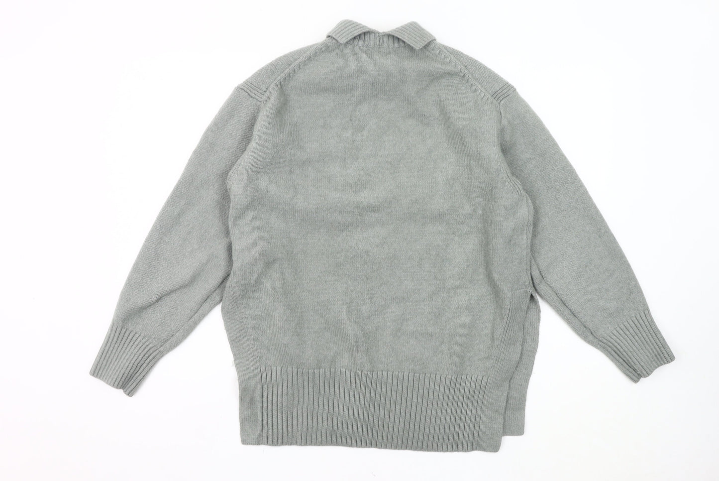 Womens UK Size S H&M Grey Pullover Jumper