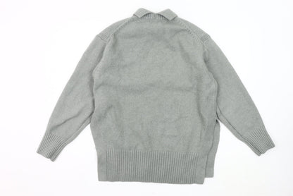 Womens UK Size S H&M Grey Pullover Jumper