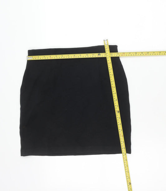 Marks and Spencer Women’s Black Size 14 Pencil Skirt Stretch