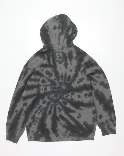 Unisex Adults UK Size S Hollister Grey Pullover Hoodie