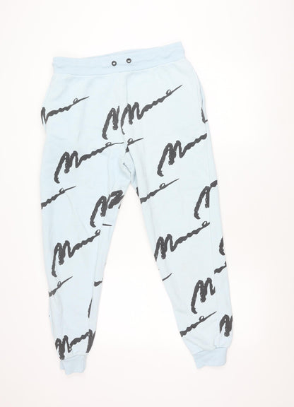 North West Men’s Blue Sweatpants L Athleisure Fleece Tapered