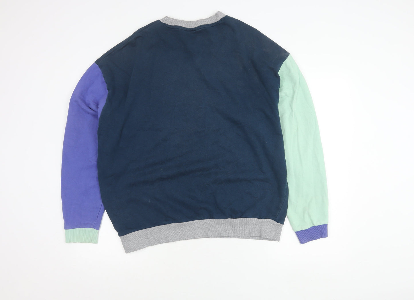 Mens UK Size L ASOS Design Multicoloured Pullover Sweatshirt