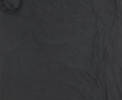 Gap Women’s Black XS Shift Short Sleeve Chiffon Dress