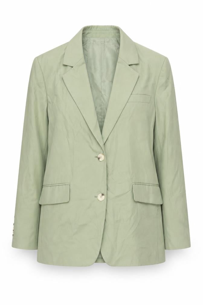 Womens UK Size 8 Bershka Regular Green Blazer