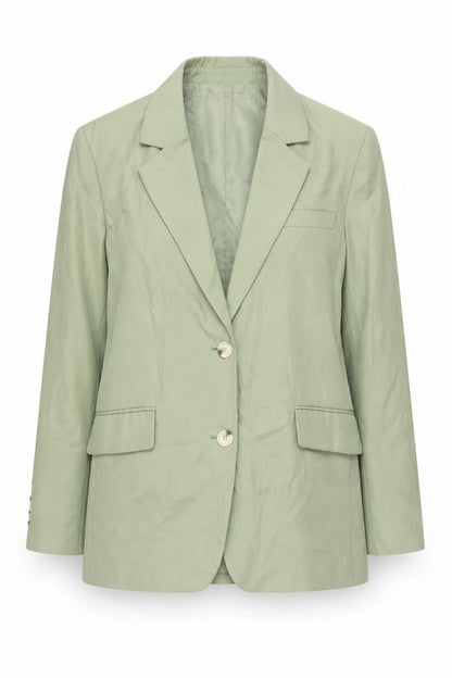 Womens UK Size 8 Bershka Regular Green Blazer