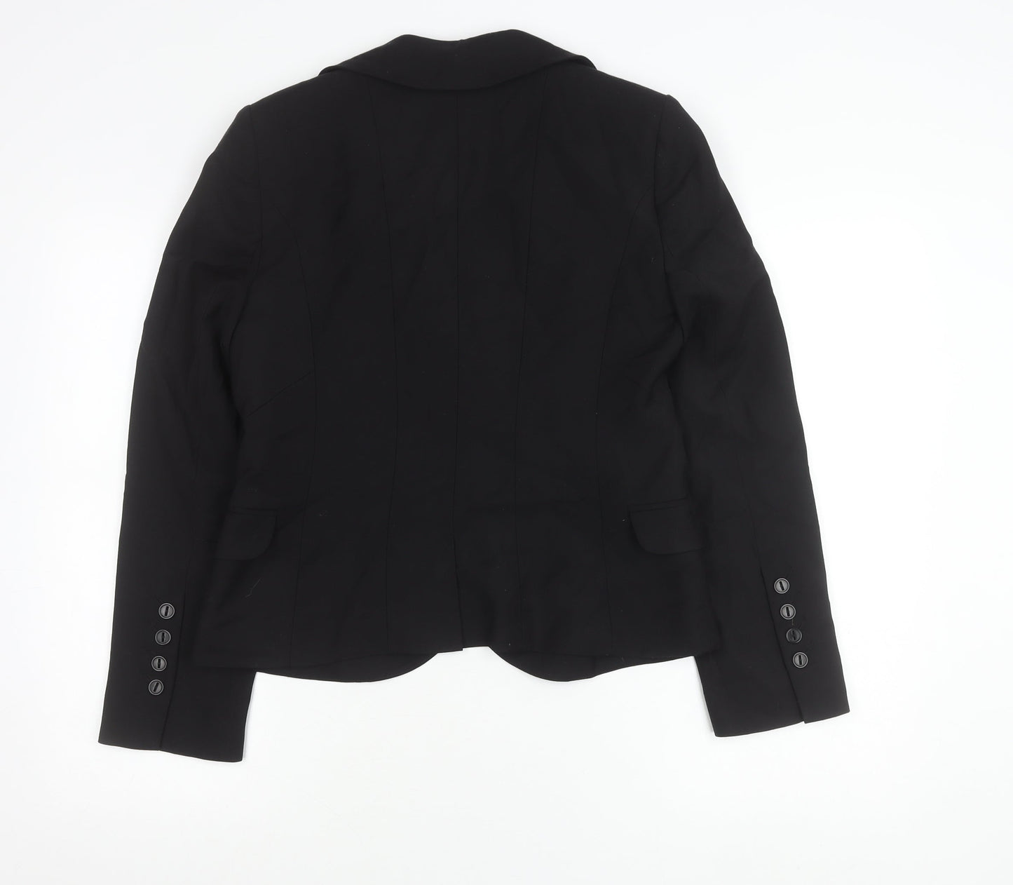 Coast Women’s Black Size 12 Tailored Blazer Jacket Workwear