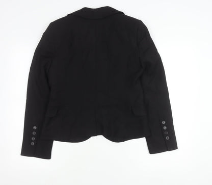 Coast Women’s Black Size 12 Tailored Blazer Jacket Workwear