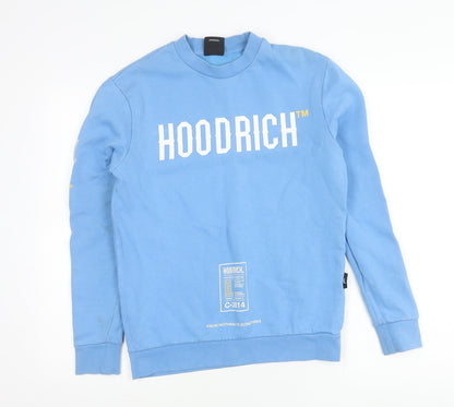 Mens UK Size XS Hoodrich Blue Pullover Sweatshirt