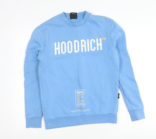 Mens UK Size XS Hoodrich Blue Pullover Sweatshirt