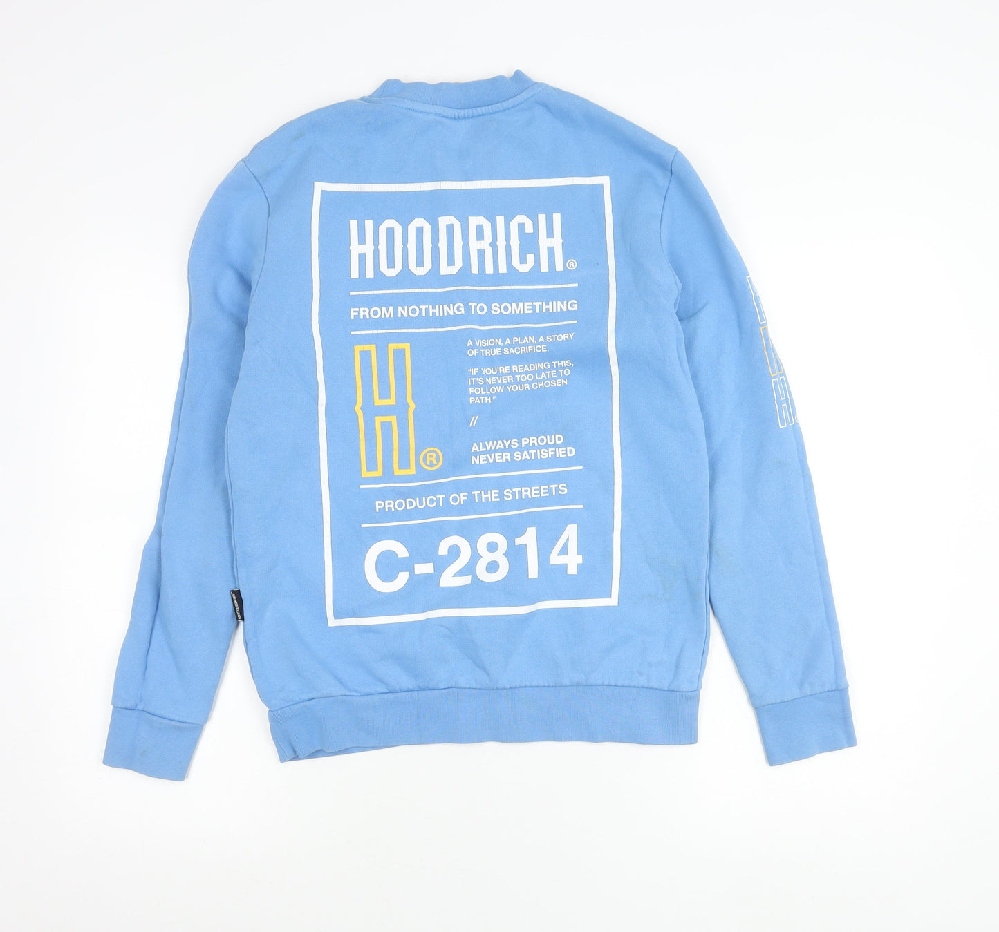 Mens UK Size XS Hoodrich Blue Pullover Sweatshirt