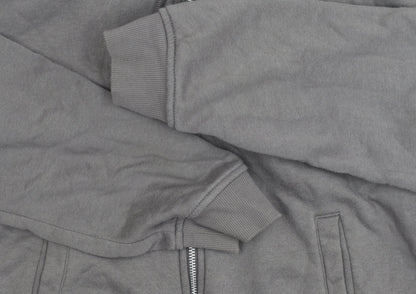 H&M Women Grey Size 12 Hooded Zip Basic Jacket with Pockets