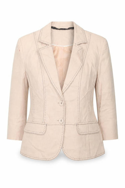 Womens UK Size 10 NEXT Regular Beige Suit Jacket