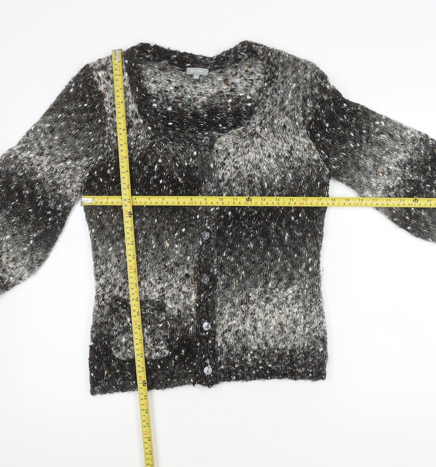 Womens UK Size M Marks and Spencer Multicoloured Cardigan Jumper
