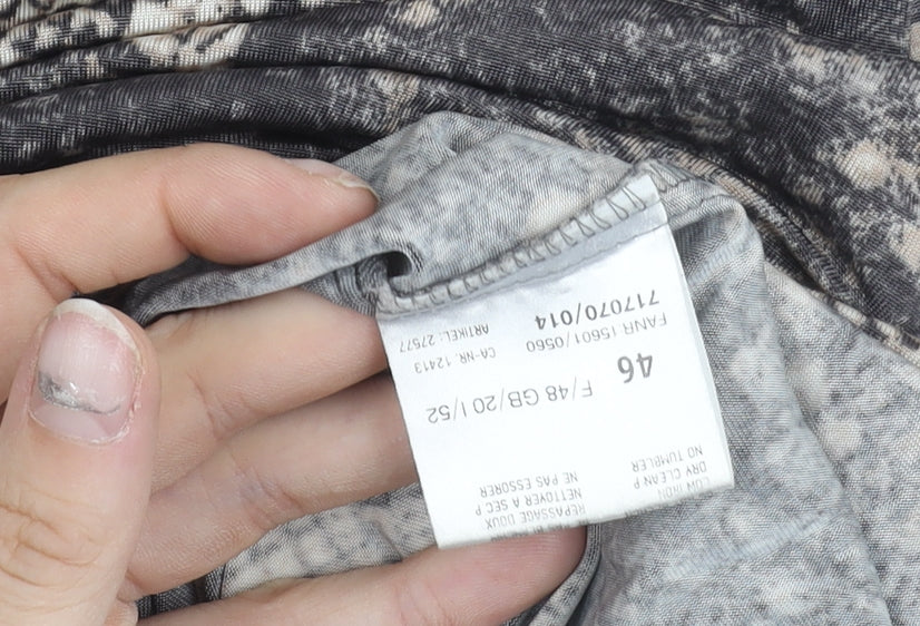 Basler Women’s Multicoloured Snake Print Blouse Size 14