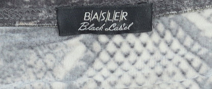 Basler Women’s Multicoloured Snake Print Blouse Size 14