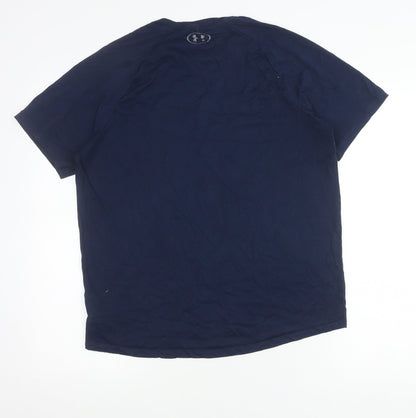Under Armour Men's Blue M Tech Tee T-Shirt Short Sleeve Gym Training