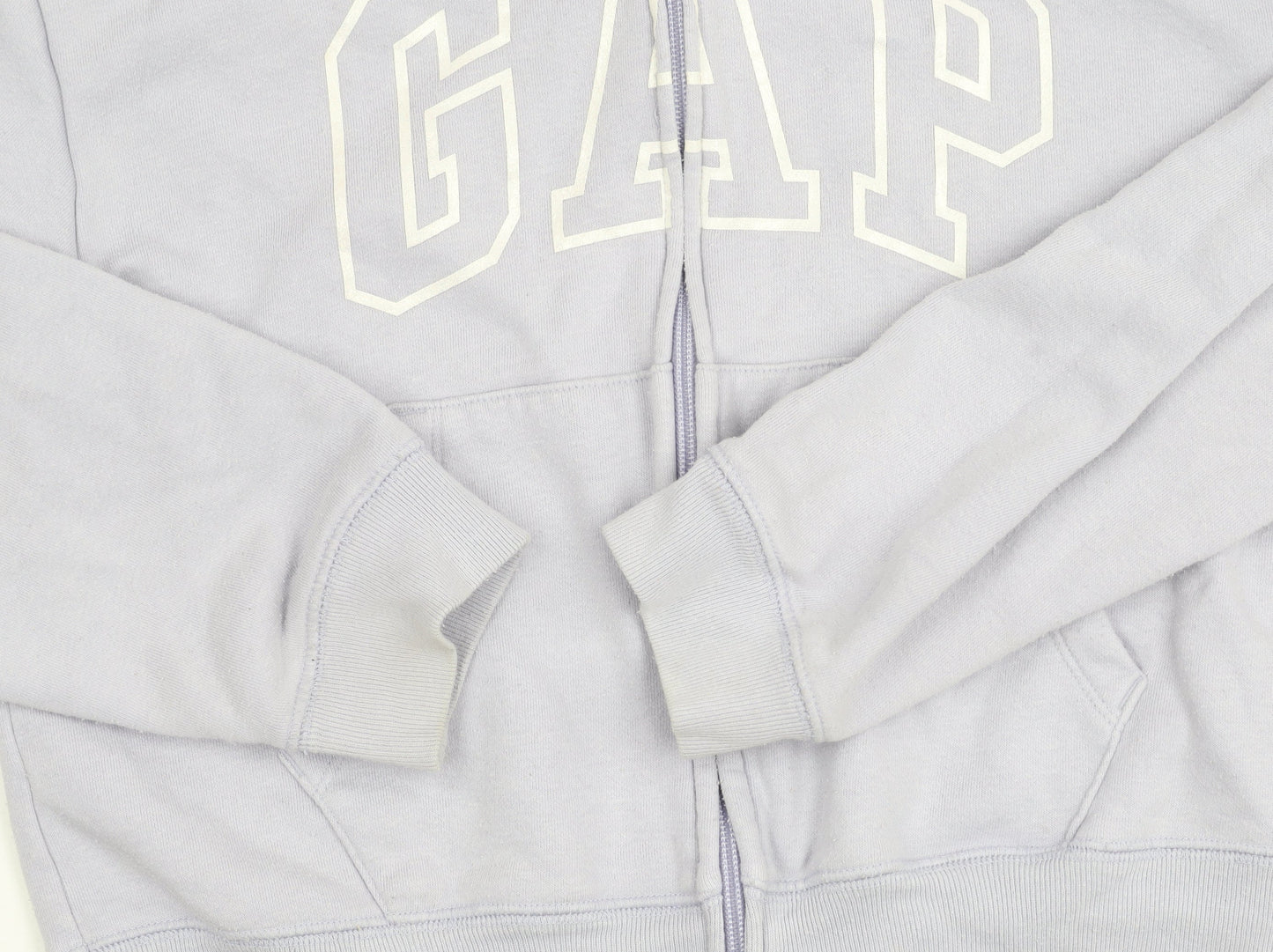 GAP Kids Girls Purple Hoodie Jacket Age 10-11 Years Full Zip Logo