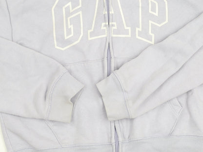 GAP Kids Girls Purple Hoodie Jacket Age 10-11 Years Full Zip Logo