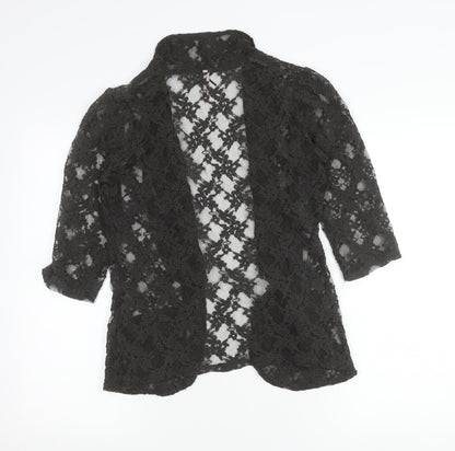 Next Women’s Black Lace Blazer Jacket Size 10 Party Casual