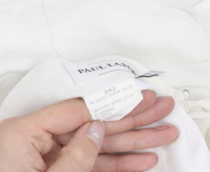 Paul Laporte Women’s White Size 16 Pencil Skirt Knee Length Viscose Blend