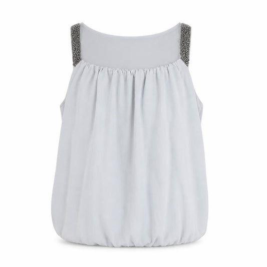 Womens UK Size 12 Dorothy Perkins Grey Basic Tank