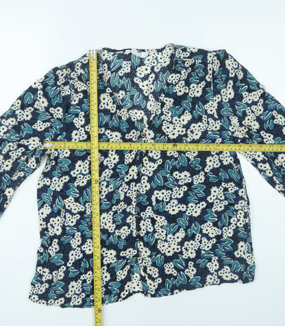 Womens UK Size 16 Finery Multicoloured Tunic Blouse