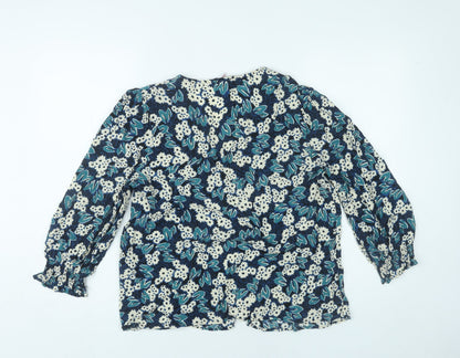 Womens UK Size 16 Finery Multicoloured Tunic Blouse