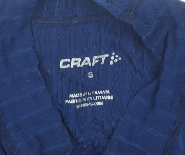 Craft Men’s Blue Long Sleeve Athletic Pullover T-Shirt S