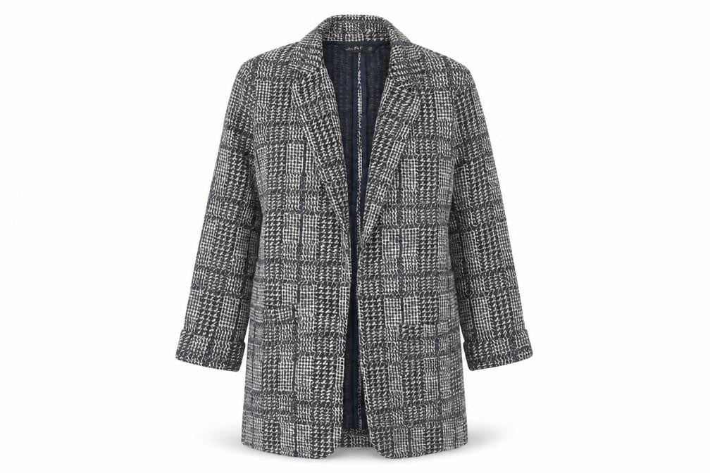 Womens UK Size 12 F&F Grey Overcoat