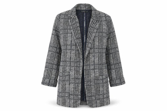 Womens UK Size 12 F&F Grey Overcoat
