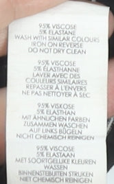 Boohoo Women’s Black Striped T-Shirt Dress Size 16 Casual