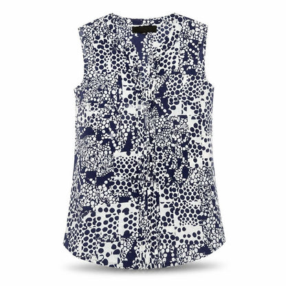 Womens UK Size 10 Paul Costelloe Blue Basic Blouse